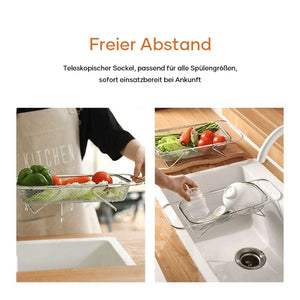 Abtropfkorb für Spülbecken aus Edelstahl