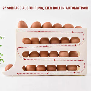 Vierlagiges Eierlagerregal