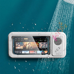 Wasserdichte Telefonzelle für das Badezimmer mit Bluetooth-Lautsprecher