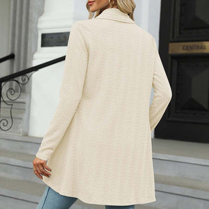 Langärmlige Strickjacke, Mantel