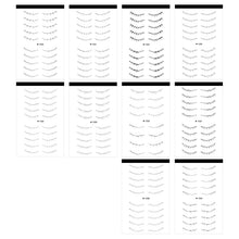 Laden Sie das Bild in den Galerie-Viewer, Untere Wimpern Tattoo Aufkleber Set