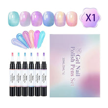 Laden Sie das Bild in den Galerie-Viewer, 3-in-1 Gel-Nagellack Stifte Set