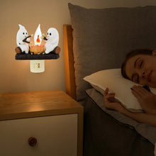 Laden Sie das Bild in den Galerie-Viewer, Halloween-Geister Lagerfeuer flackerndes Nachtlicht