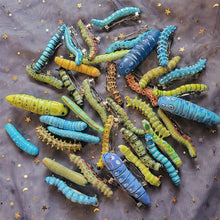 Laden Sie das Bild in den Galerie-Viewer, Handbemalte Raupen-Haarspange