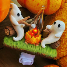 Laden Sie das Bild in den Galerie-Viewer, Halloween-Geister Lagerfeuer flackerndes Nachtlicht