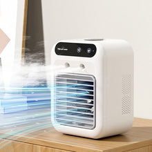 Laden Sie das Bild in den Galerie-Viewer, 3-in-1 Tragbarer Kühlventilator mit 2-Stufen-Nebelfunktion