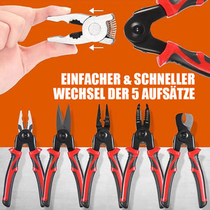 5-in-1 universelles multifunktionales Hochleistungswerkzeugset