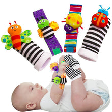 Laden Sie das Bild in den Galerie-Viewer, Baby-Lernspielzeug-Rasselsocken