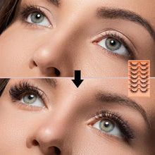 Laden Sie das Bild in den Galerie-Viewer, Segmentierte falsche Wimpern