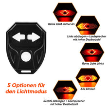 Laden Sie das Bild in den Galerie-Viewer, Drahtlose Rücklicht mit Signal