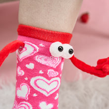 Laden Sie das Bild in den Galerie-Viewer, Paar Liebe Magnet hält Hände Socken