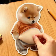 Laden Sie das Bild in den Galerie-Viewer, Kugeliger Shiba Inu Anti-Kollisions-Aufkleber