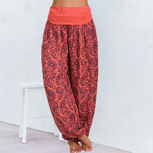 Laden Sie das Bild in den Galerie-Viewer, Atmungsaktive, schnell trocknende Yoga-Haremshose für Damen