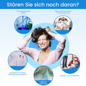 Anti-Farbübertragungs- und Farbabsorptionstabletten für Wäsche