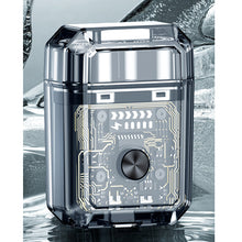 Laden Sie das Bild in den Galerie-Viewer, Transparenter magnetischer Mini-Elektrorasierer mit Doppelkopf