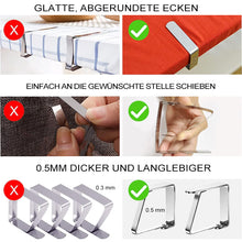 Laden Sie das Bild in den Galerie-Viewer, Tischdeckenklammer aus Edelstahl