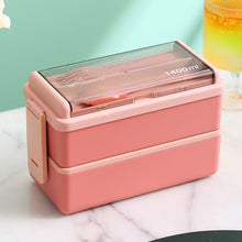 Laden Sie das Bild in den Galerie-Viewer, Tragbare doppellagige Lunchbox