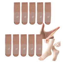 Laden Sie das Bild in den Galerie-Viewer, Unsichtbare, rutschfeste Kristallseidensocken für Frühling und Sommer