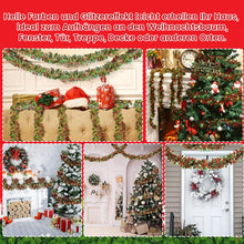 Laden Sie das Bild in den Galerie-Viewer, 🎁🎄Weihnachts-Lametta-Girlande mit LED-Lichtern