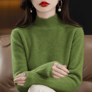 Damen-Pullover mit Stehkragen