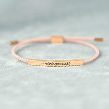 Laden Sie das Bild in den Galerie-Viewer, Armband „UNF CK YOURSELF“