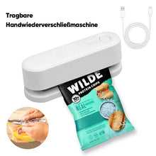 Laden Sie das Bild in den Galerie-Viewer, Tragbare wiederaufladbare Drucksiegelmaschine