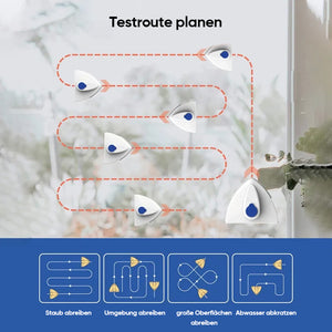 Doppelseitige Wasserinjektions-Glasbürste
