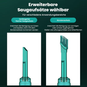 Kabelloser tragbarer Handstaubsauger mit starker Saugleistung