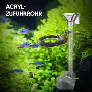Multifunktionaler Futterspender für Aquarien