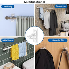 Laden Sie das Bild in den Galerie-Viewer, Sakerplus® Vorhangstangenhalterungen ohne Bohren