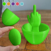 Laden Sie das Bild in den Galerie-Viewer, Osterei-Überraschung - Lustiges 3D-gedrucktes Mittelfinger-Ei