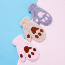 Laden Sie das Bild in den Galerie-Viewer, Verdickte Plüsch-Katzenkrallen-Handschuhe