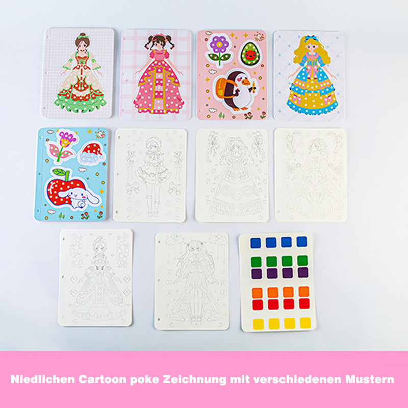 Unendlicher Kindheitstraum handgemalt