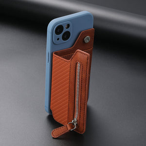 Multifunktionaler Handy-Kartenhalter aus Viskose