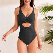 Laden Sie das Bild in den Galerie-Viewer, Einteiliger Badeanzug mit hoher Taille für Damen