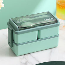 Laden Sie das Bild in den Galerie-Viewer, Tragbare doppellagige Lunchbox