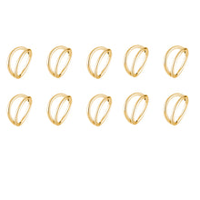 Laden Sie das Bild in den Galerie-Viewer, Doppelring-Nasenpiercing