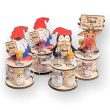 Laden Sie das Bild in den Galerie-Viewer, Weihnachtlicher Mini-Weinflaschenhalter