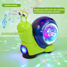 Laden Sie das Bild in den Galerie-Viewer, Elektrisch leuchtende Spielzeugschnecke