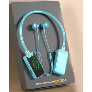 Bluetooth-Headset mit Nackenbügel und Digitalanzeige