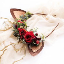 Laden Sie das Bild in den Galerie-Viewer, Weihnachts-Hirsch-Stirnband