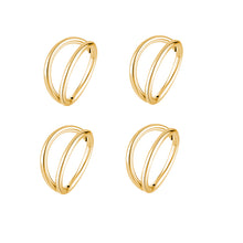 Laden Sie das Bild in den Galerie-Viewer, Doppelring-Nasenpiercing