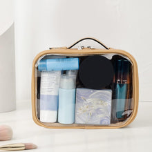 Laden Sie das Bild in den Galerie-Viewer, Transparente wasserdichte Kosmetiktasche