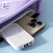 Laden Sie das Bild in den Galerie-Viewer, Drahtlose tragbare magnetische Powerbank