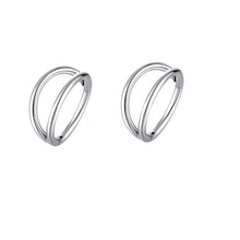 Laden Sie das Bild in den Galerie-Viewer, Doppelring-Nasenpiercing