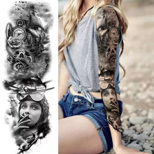 Laden Sie das Bild in den Galerie-Viewer, Temporäre Vollarm-Ärmel Tattoos Aufkleber
