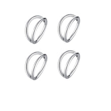 Laden Sie das Bild in den Galerie-Viewer, Doppelring-Nasenpiercing