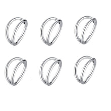 Laden Sie das Bild in den Galerie-Viewer, Doppelring-Nasenpiercing