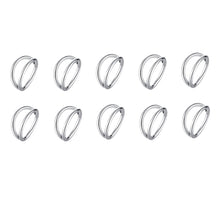 Laden Sie das Bild in den Galerie-Viewer, Doppelring-Nasenpiercing