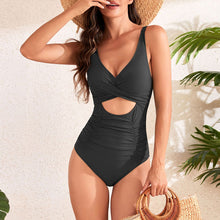 Laden Sie das Bild in den Galerie-Viewer, Einteiliger Badeanzug mit hoher Taille für Damen